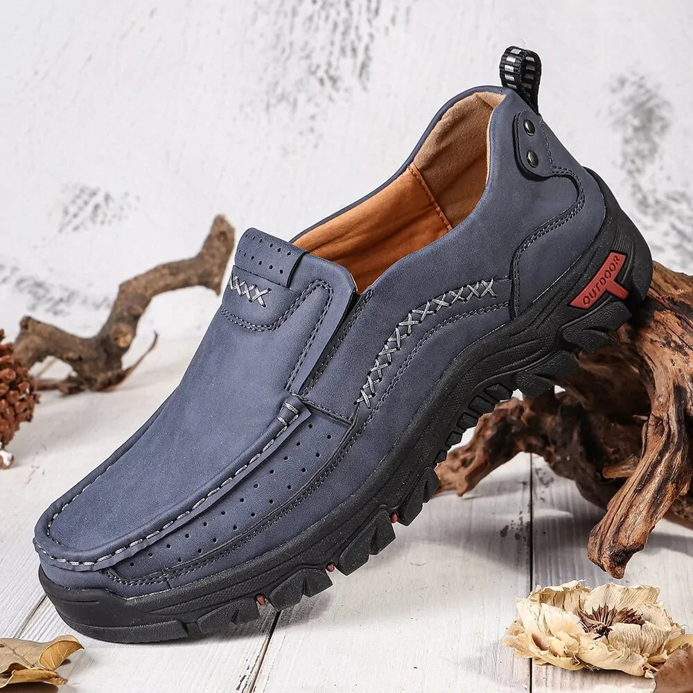 Casual Breathable Leather Shoes For Men