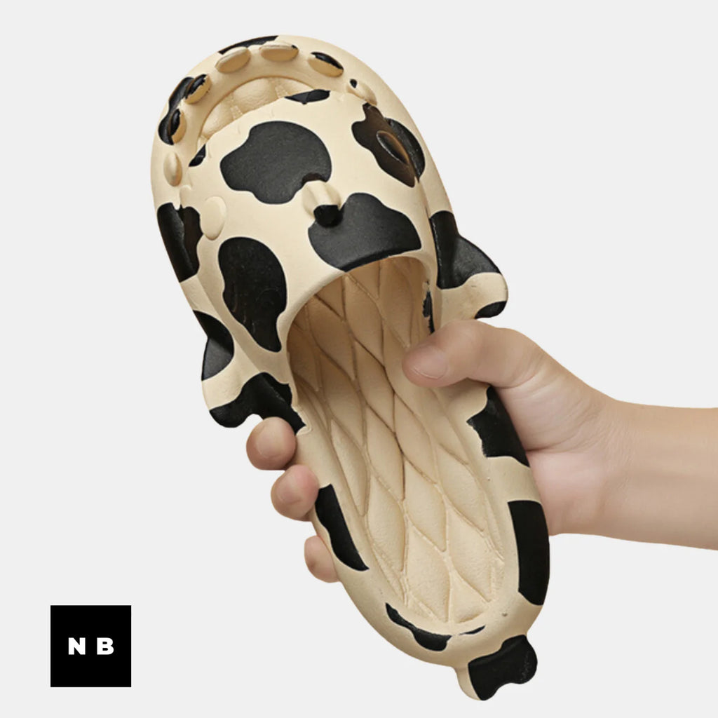 Street Cow Shark Slippers