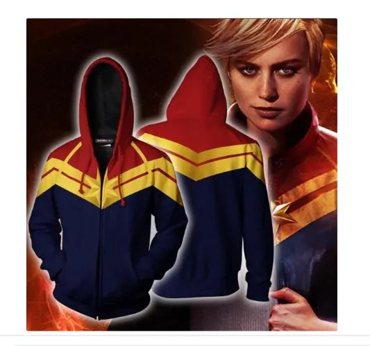 Captain Marvel Hoodie For Women