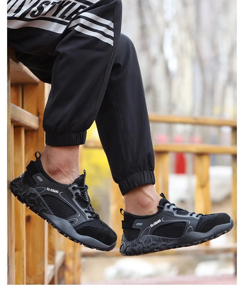 Anti-collision & smashing Breathable Safety Shoes
