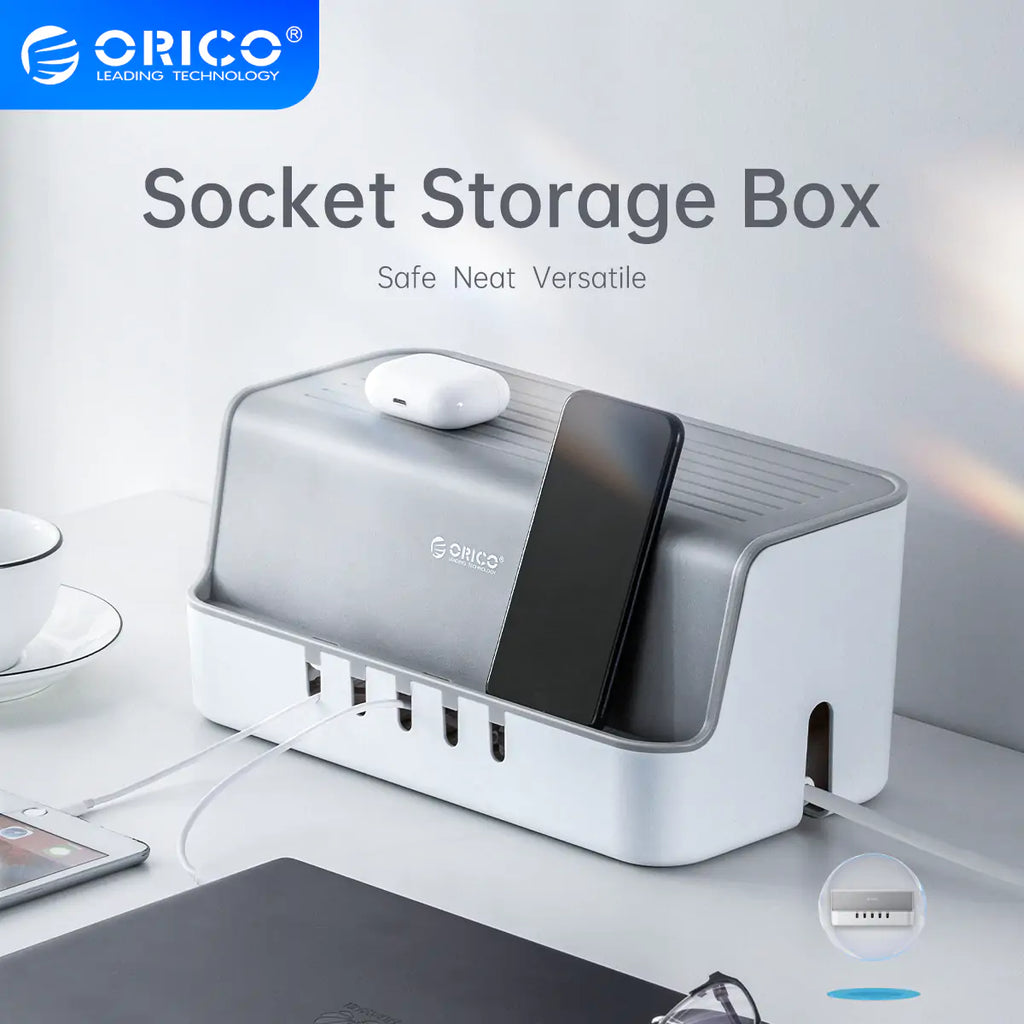 Organized Power Strip Storage Box