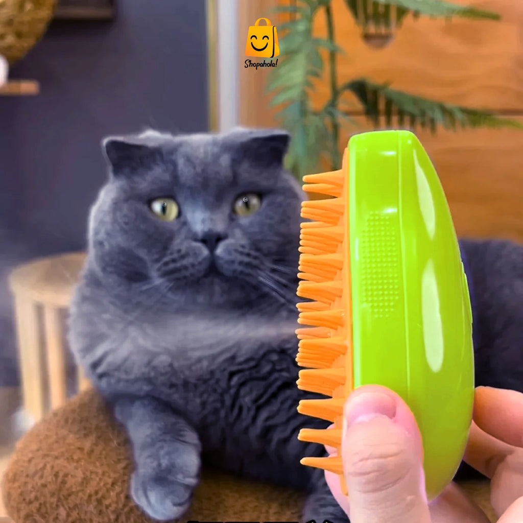 3 in 1 Cat Steam Brush - Use code SECRETSTEAM10 for 10% OFF!