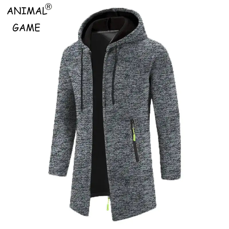 High Neck Hooded Pullovers For Men