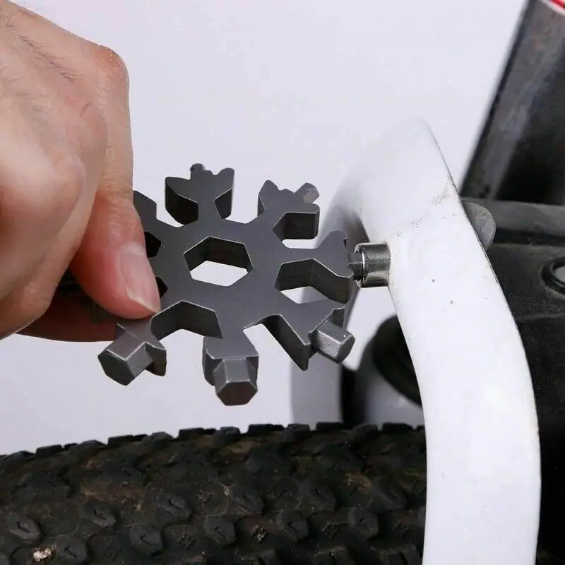 18 in 1 Stainless Steel Snowflake Multi-tool