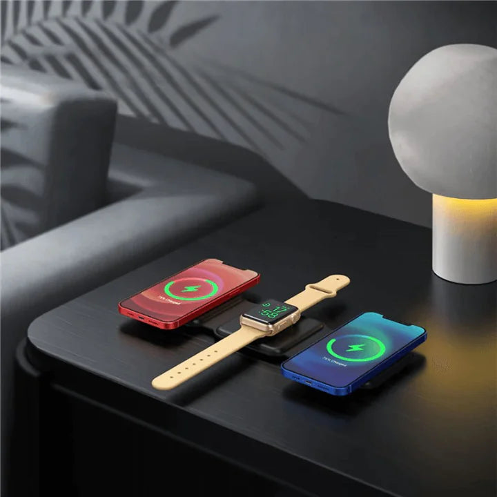 3 in 1 Foldable Magnetic Wireless Charger