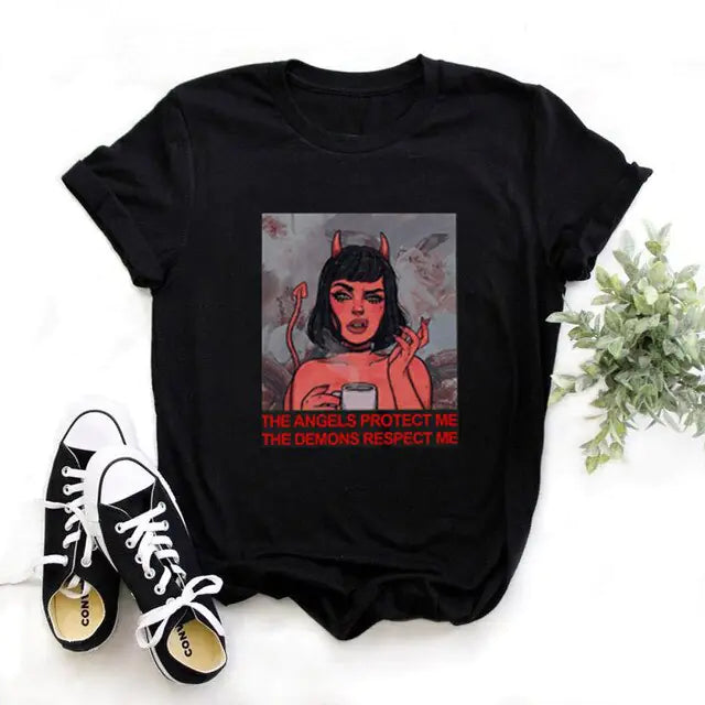 Harajuku Print T-shirts Collection