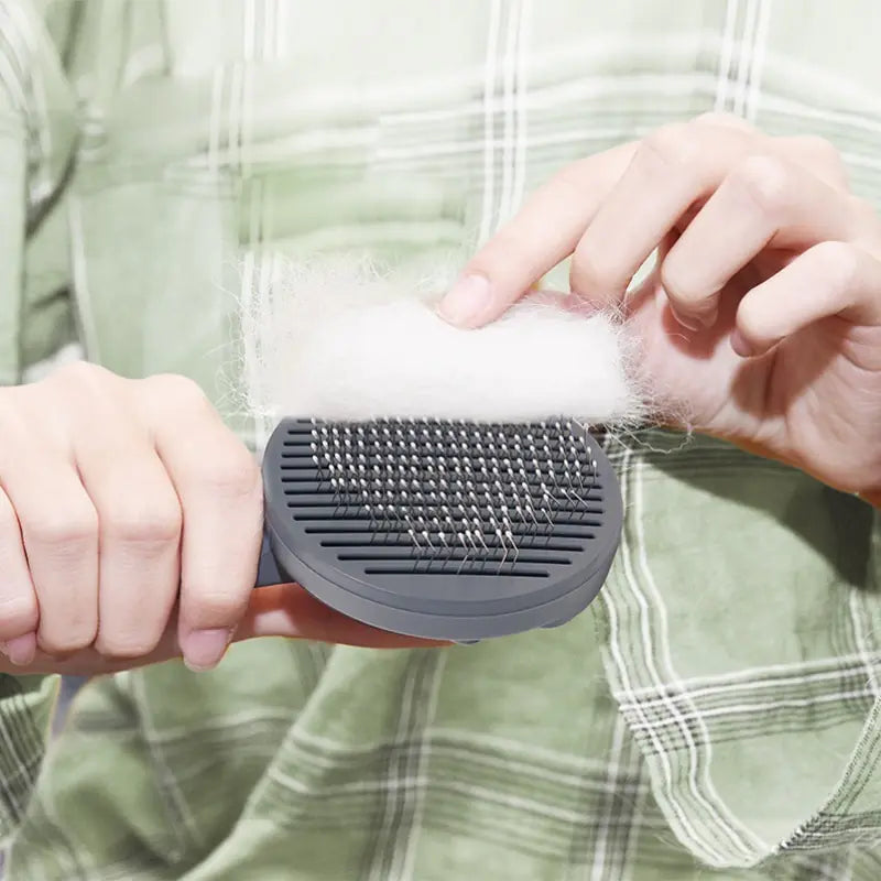 Cat Fur Shedding Comb Button
