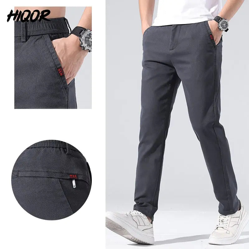 Business Casual Stretch Straight Jeans For Men
