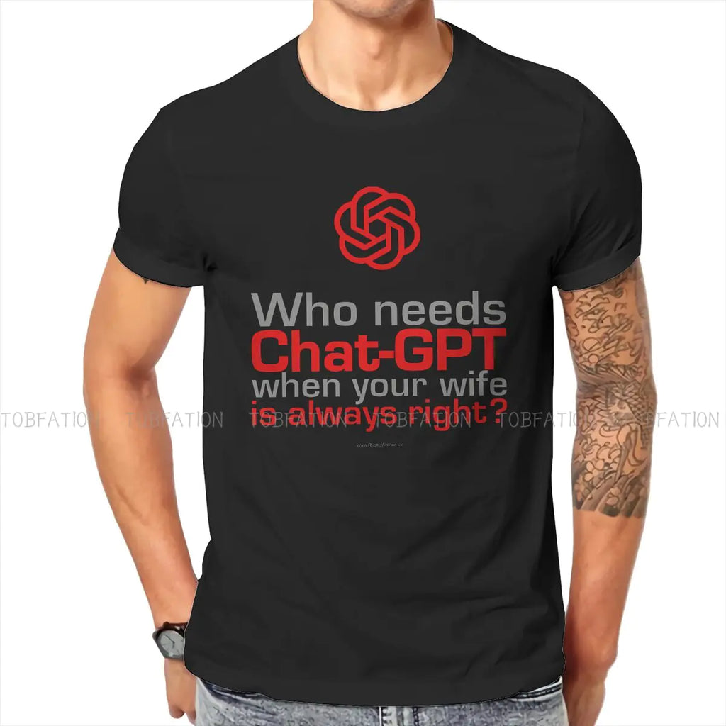 Wife & Chat GPT T-shirt