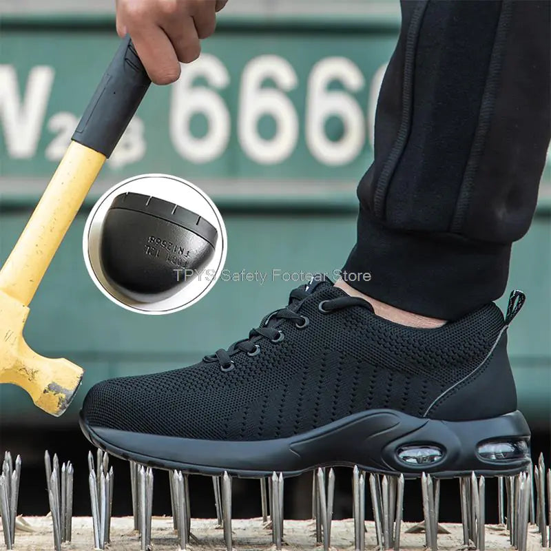 Puncture Proof Survival Safety Shoes for Men
