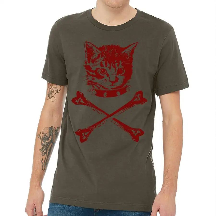 Danger kitty T-shirt For Men