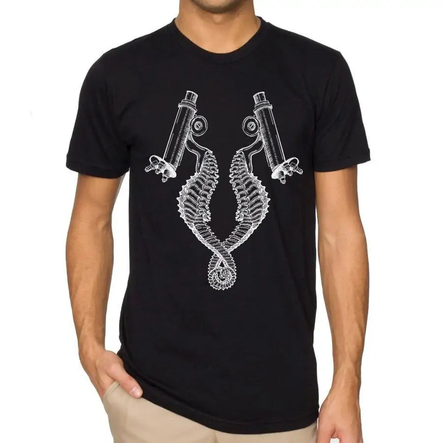 Seahorse Microscope T-shirt For Men